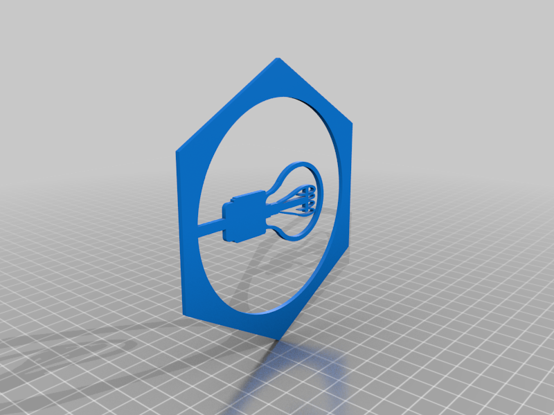100 Hex Single Lightbulb (edge)