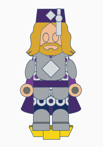 Flatminis Continued - Maximus Radical - Human Paladin