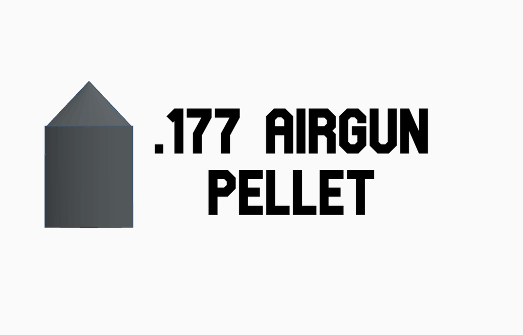 .177 Airgun Pellet - Accurate and Fast! 