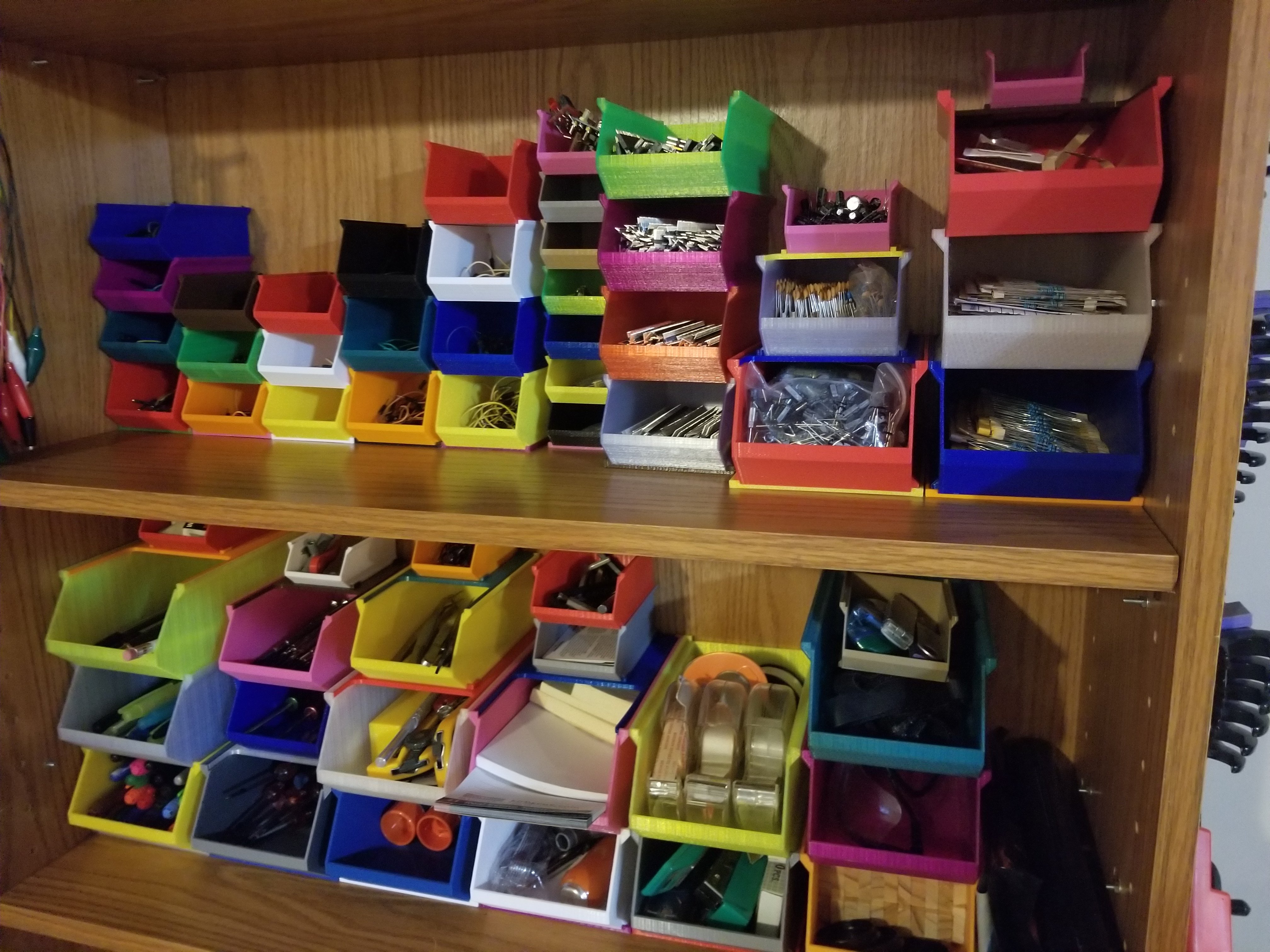Stackable Component Bins