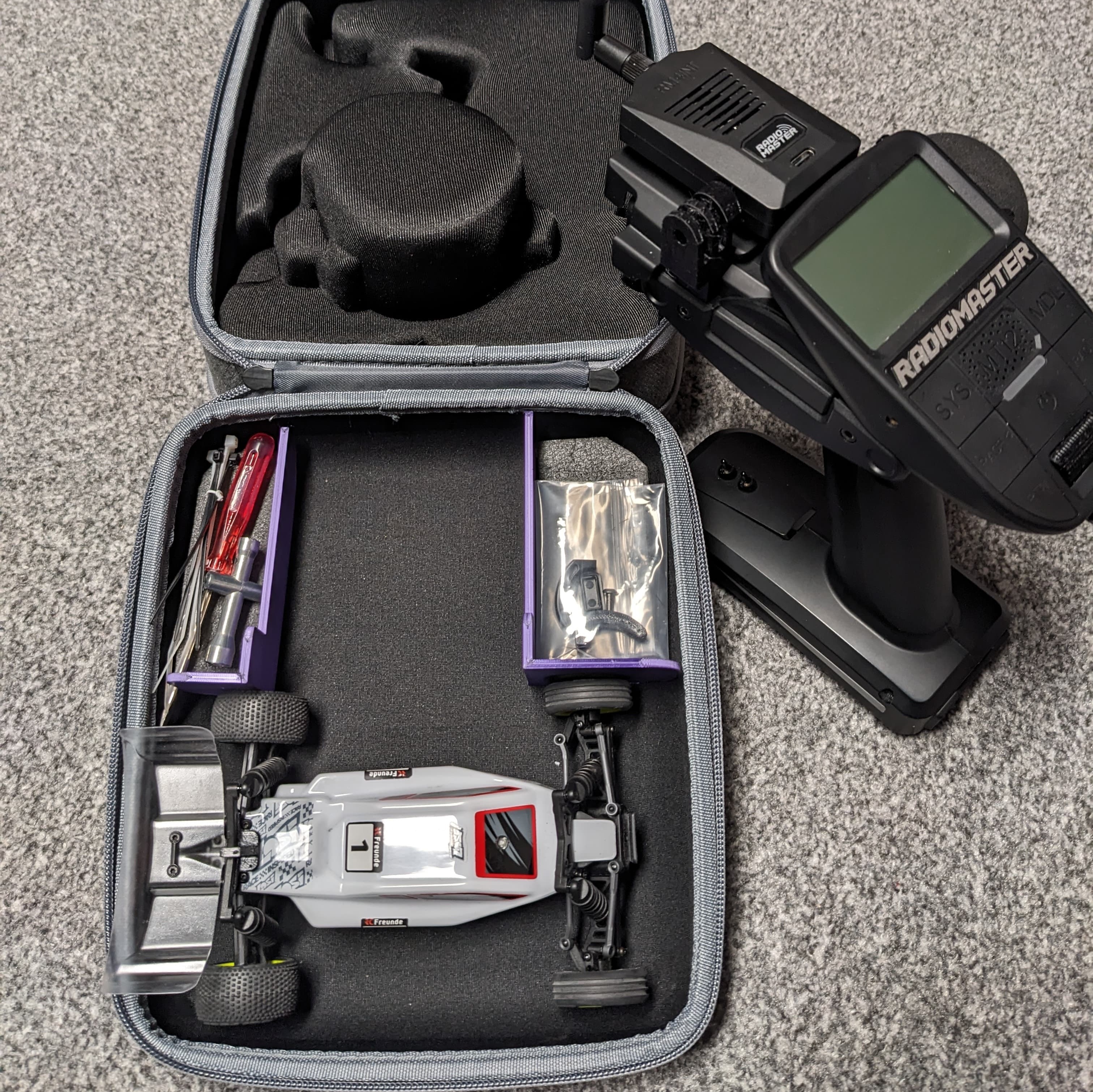 Radiomaster MT12 Carry Bag Tool Organizer Version 2 for MiniZ MicroB