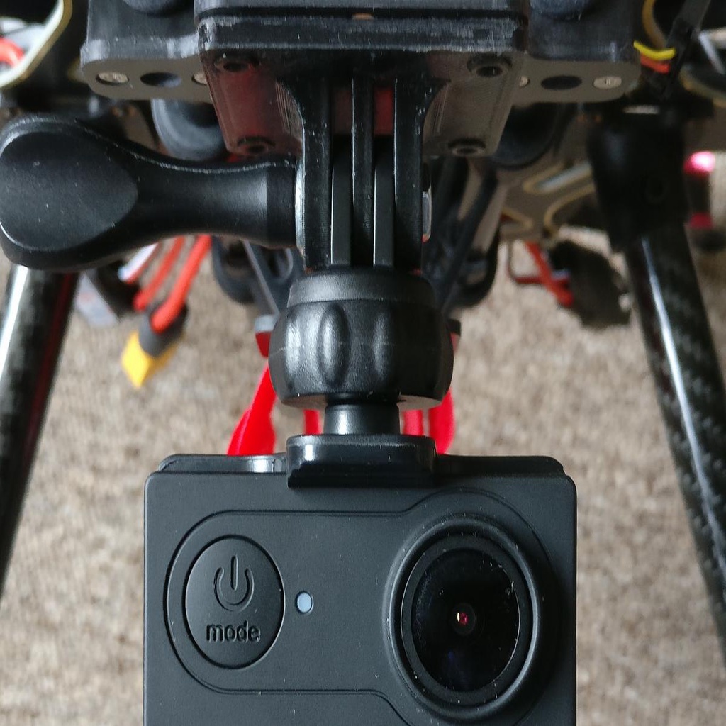 Action Cam and GoPro Camera Holder and Screw Mount