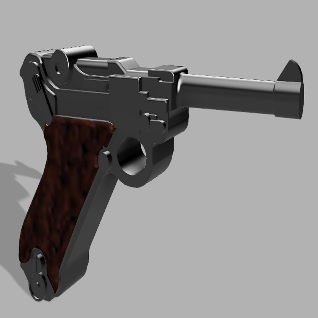 Playmobil Compatible Luger P08 Pistol V2