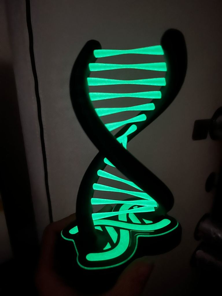 RGB LED DOUBLE HELIX DNA LAMP - Micro USB Socket & Closed Bottom - with Arduino Code
