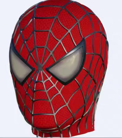 Raimi spiderman2 faceshell lenses 3D print files 