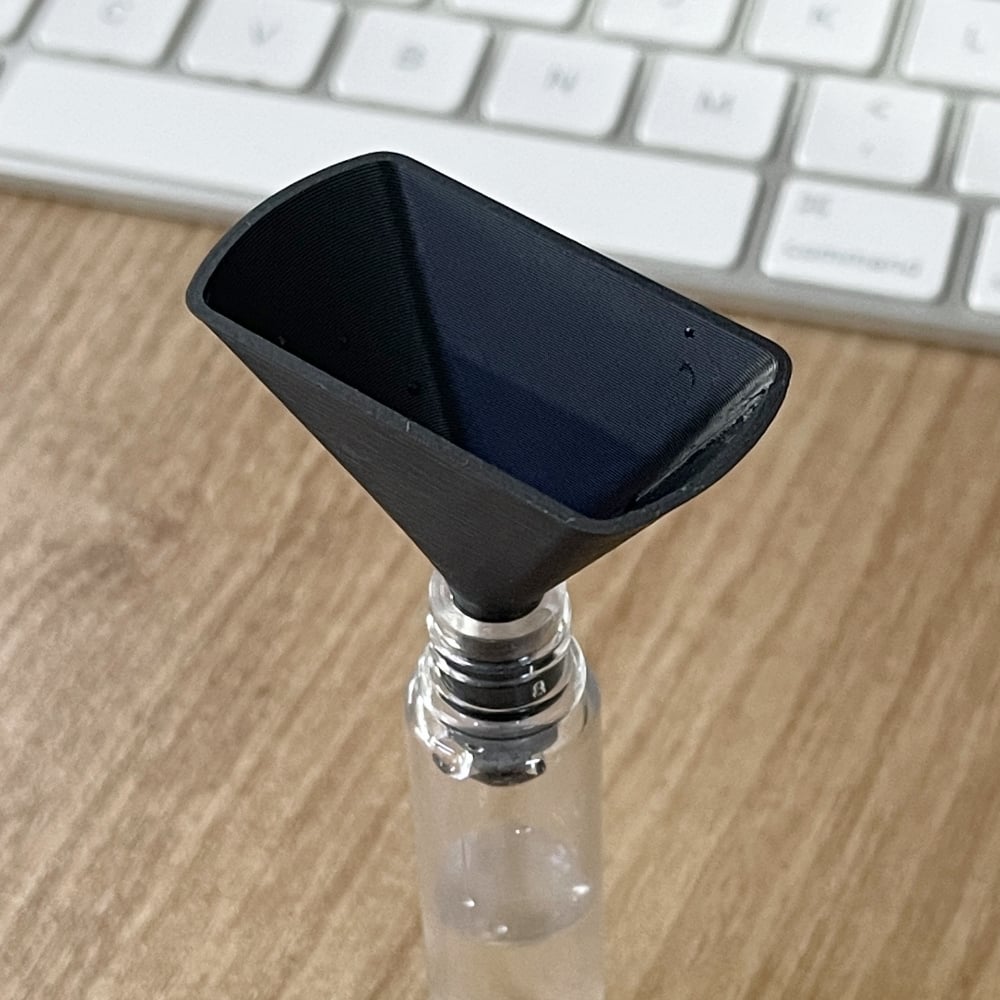 Flat Funnel with Air Vent for Small Bottles