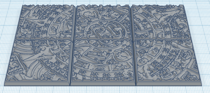 Aztec 40mm square bases
