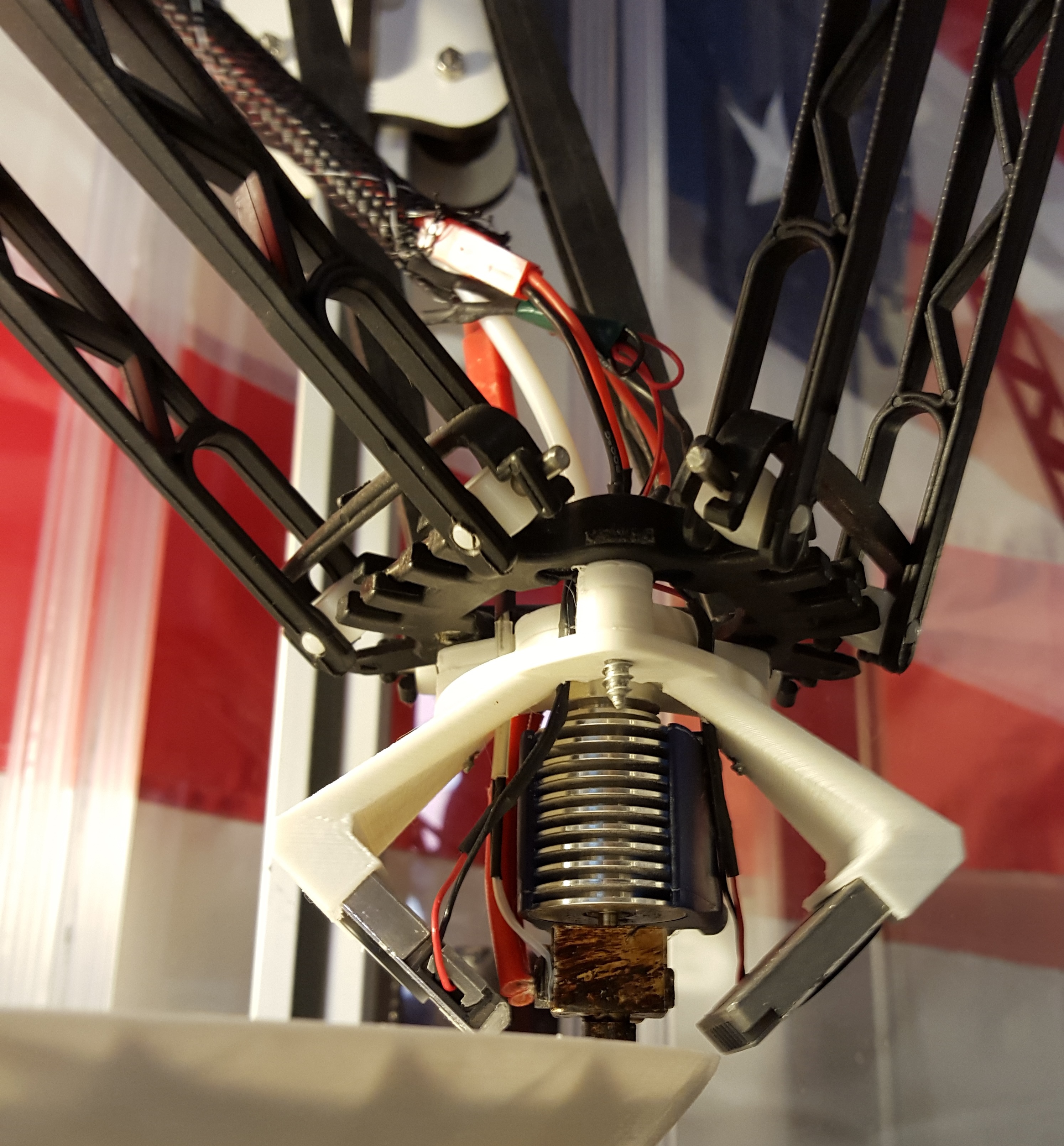Rostock Max (Delta) - E3D v6 Mount and Layer Fan