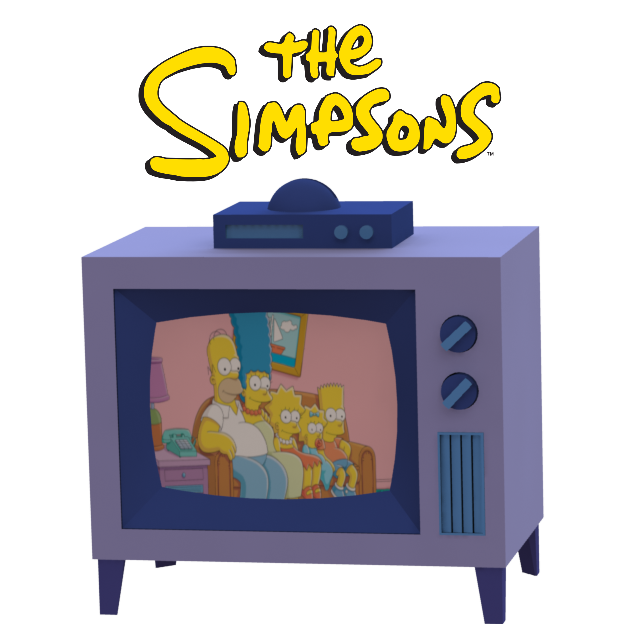 The Original Simpsons TV (Remix - more stable and with screws)