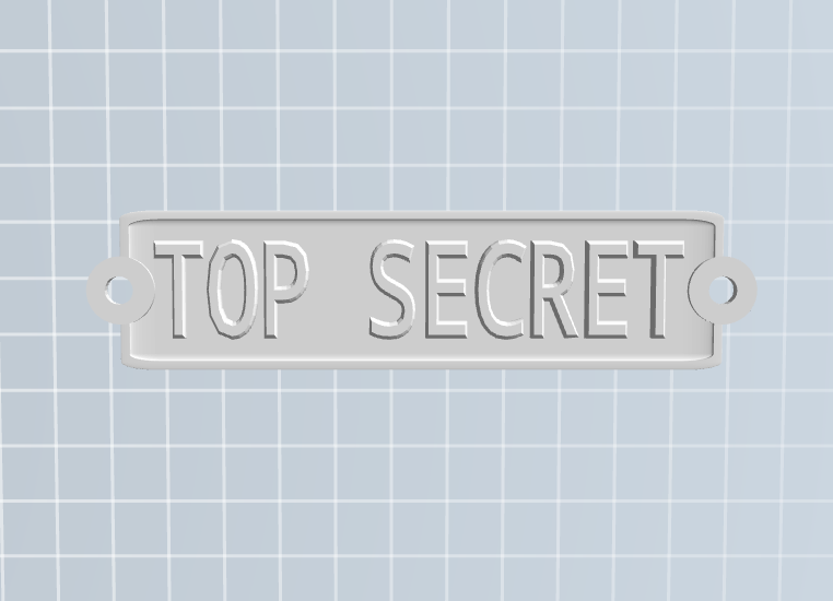 Top Secret badge