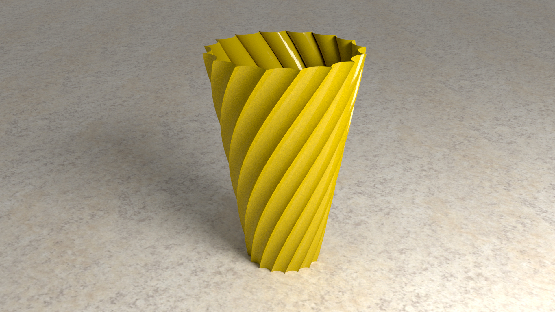 Fluted Vase