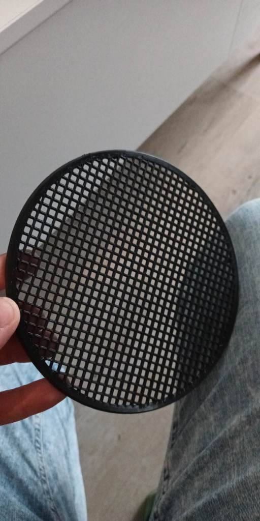 Speaker grille (netting) cover 165mm with 4 mounting bolts