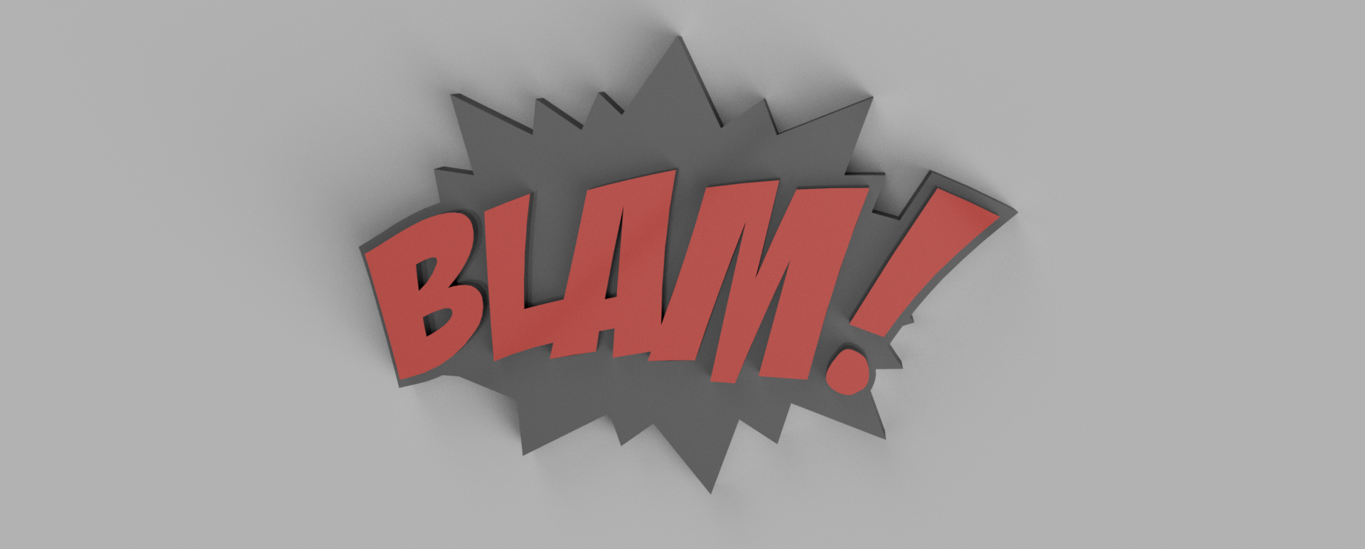 Superhero Wall Art BLAM