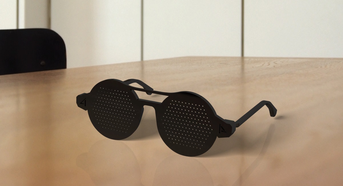 Train your eyes - Pinhole glasses