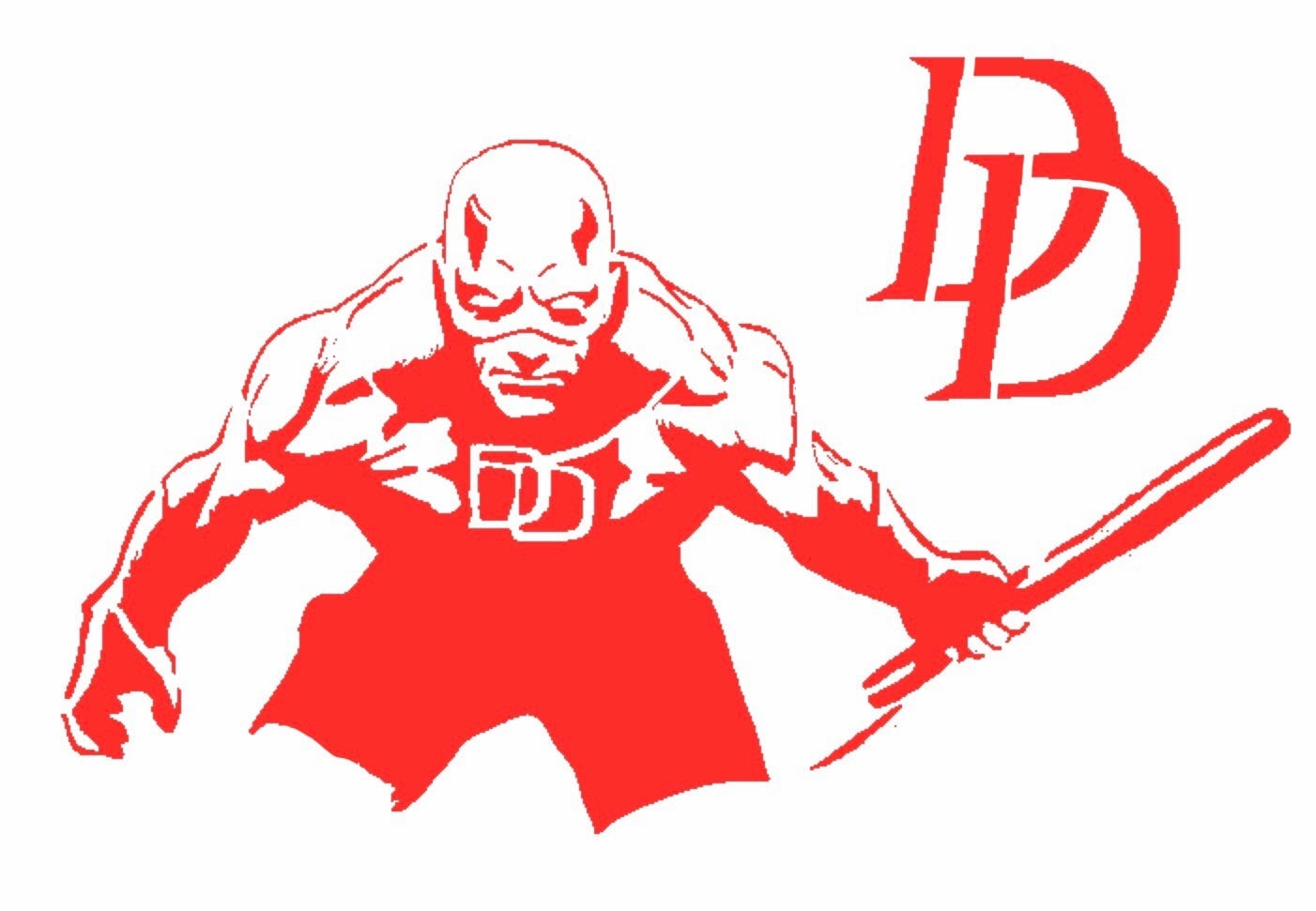 Dare Devil stencil
