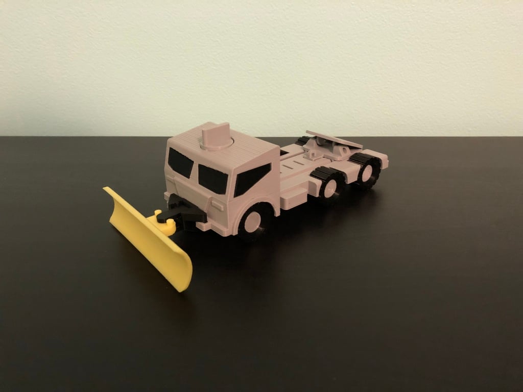 M.A.X. Truck - The Modular Toy Truck - Snow Plow Mission Accessory