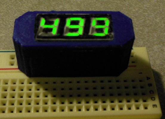 Breadboard compatible Mini Voltmeter Module