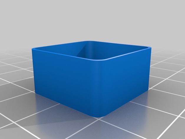 Thin Wall Calibration Cube 20x10x1mm