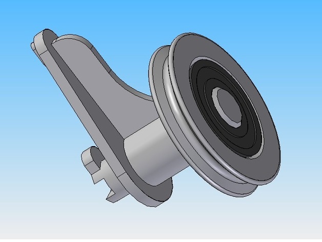 Ultimaker 2 Filament Guide (With bearing)