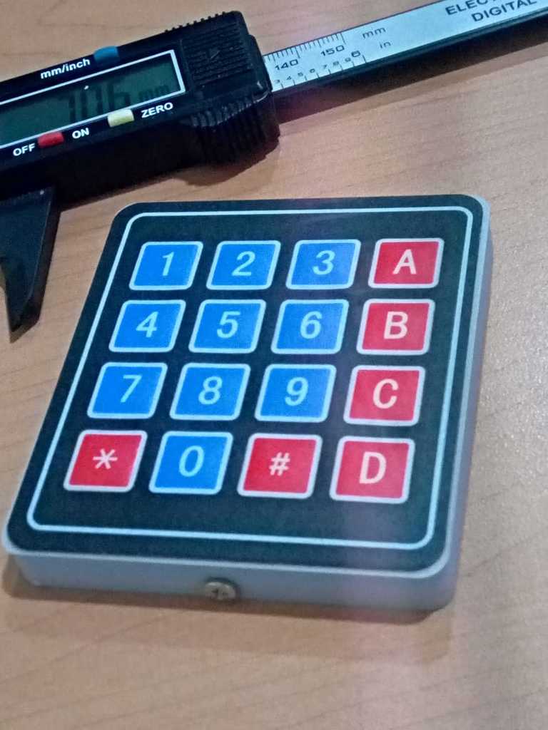 Arduino 3x4 & 4x4 Keypad Case
