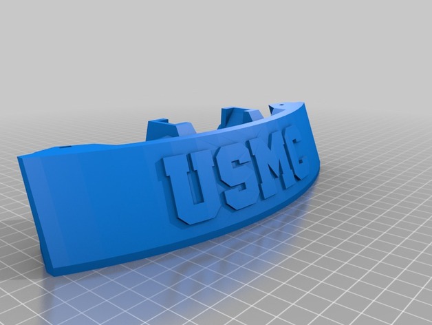 United States Marine Corps Desk Plaque By Stanos Thingiverse