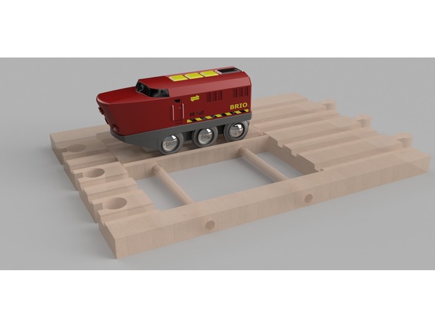 Wooden Train Brio Side Track