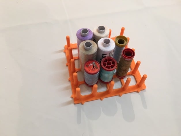 Spool holder for sewing thread