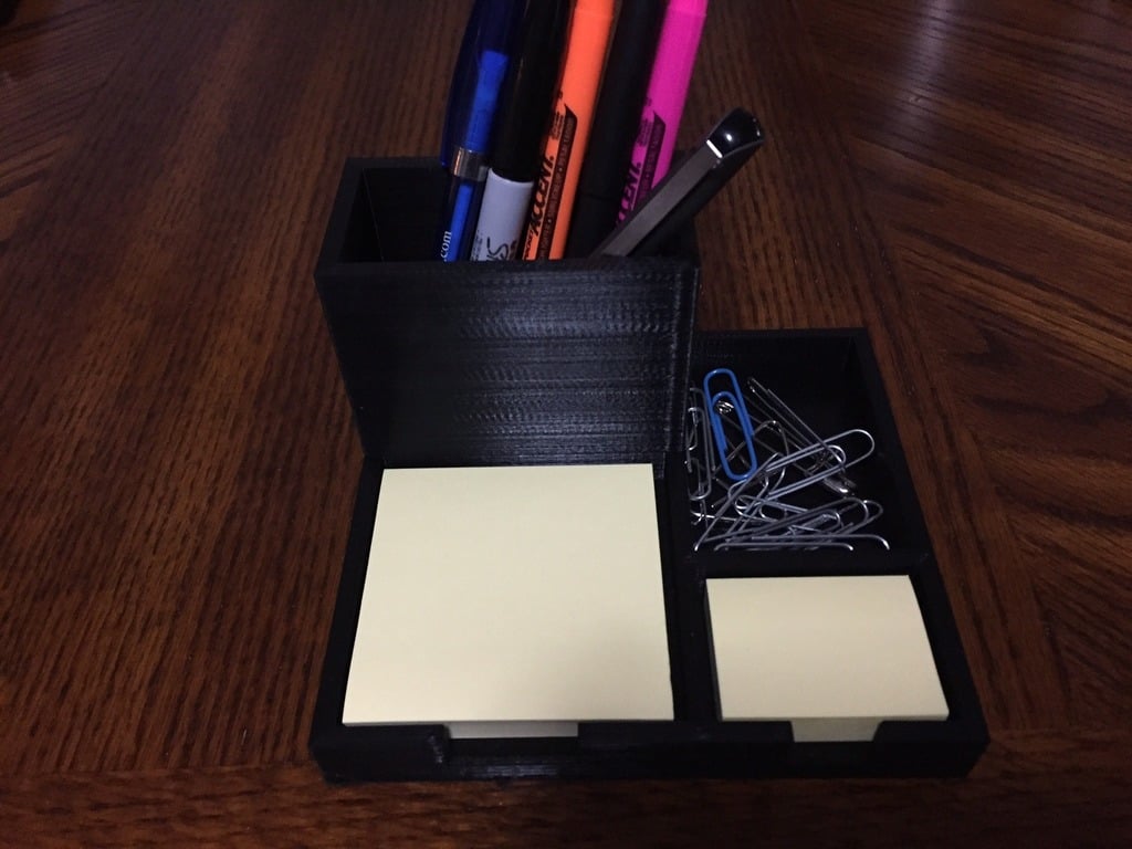 Post-It Note Caddy and Desk Organizer