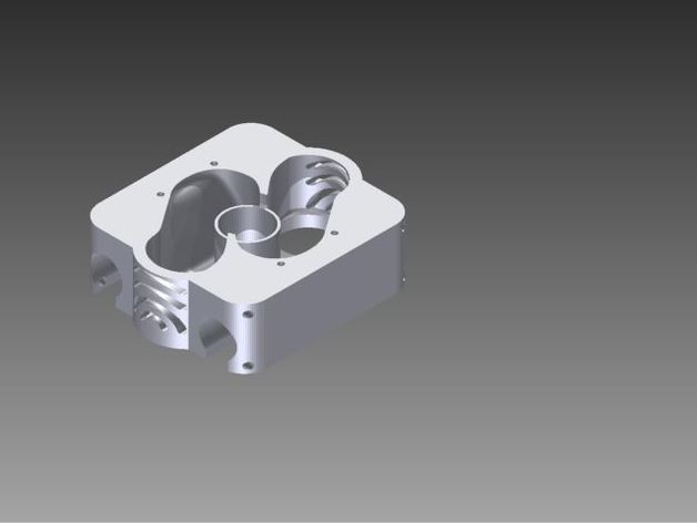 Dual E3D v7 Hotend Mount with autobed leveling