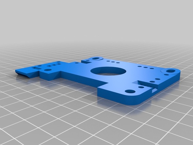 C-Bot direct drive backplate with cheap endstop mount