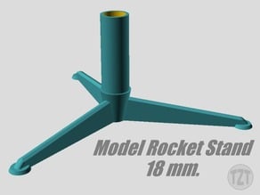 Model Rocket Stand - 18mm.