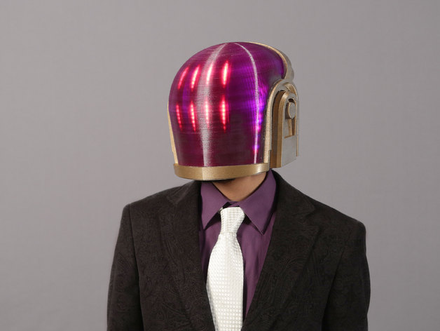 3D Printed Daft Punk Helmet