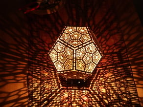 Dodecahedron Shadow Lamp