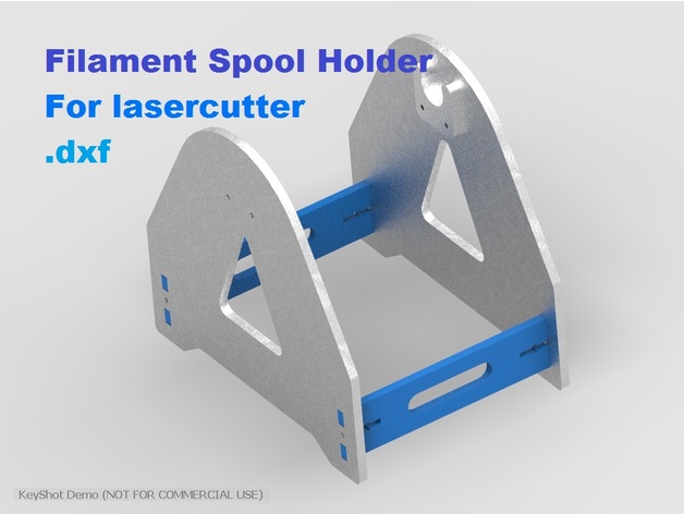 Filament spool holder DIY