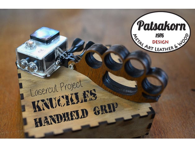 Lasercut Knuckles Handheld Camera Grip