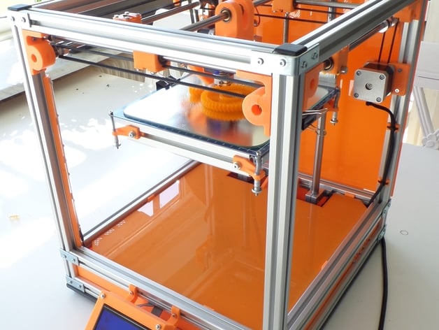 Custom parts for Ultimaker 2 Aluminum Extrusion 3D printer