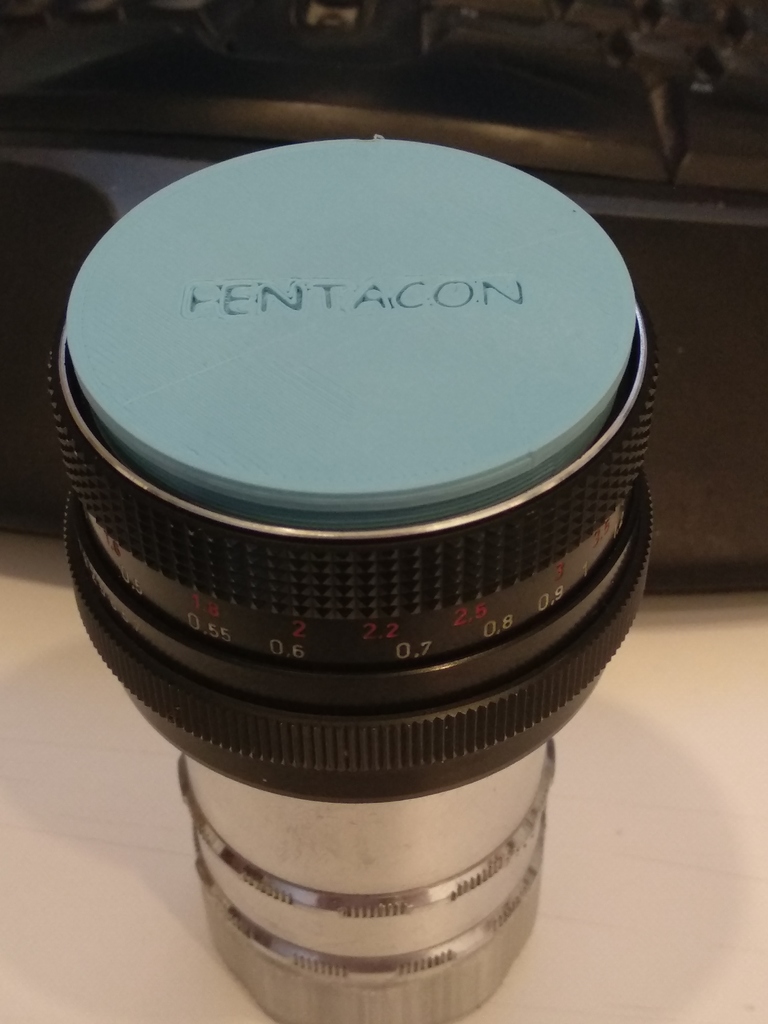 Pentacon Electric 50/1.8 front lens cap