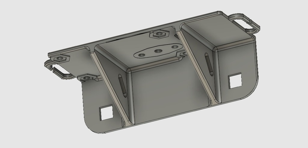 Main bracket for direct e3d extruder and Bl touch 