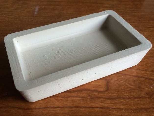 Box mold for casting plaster