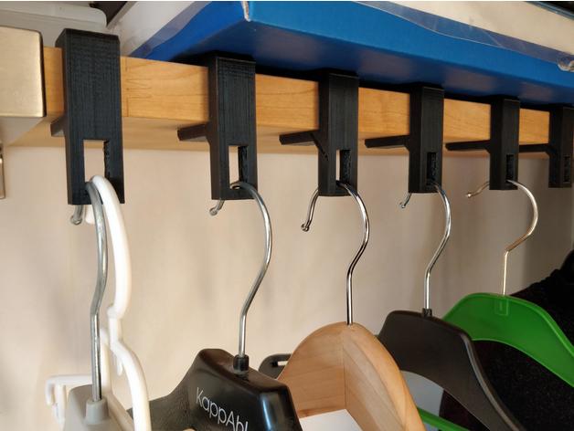 Clothes Hanger Hook For Ikea Ekeby Shelves By Dvogonen Thingiverse