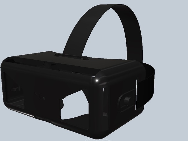 Virtual reality headset for smartphones (Playstep3DVR V.5)
