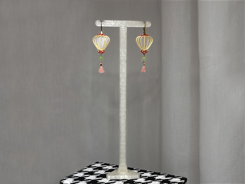 Long Earring Jewelry Display Stand - Single Pair