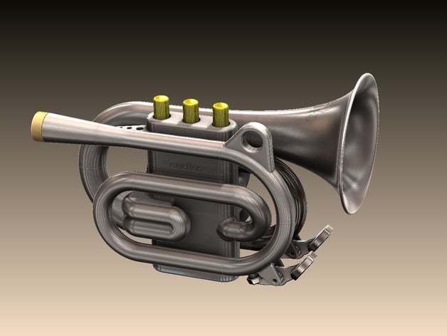 Pocket Cornet - Trumpet 1:2 size