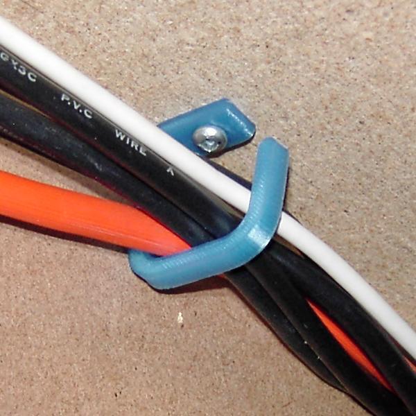 Cable hook under desk