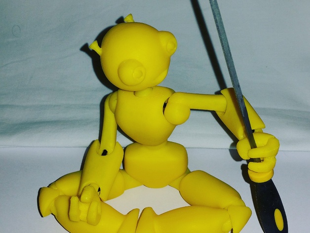 SETH - 3D Printed Jointed Robot (Easy Print Slic3r Settings)