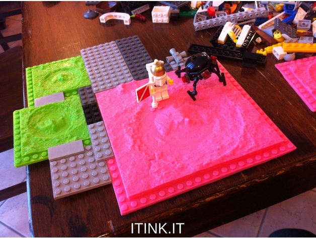 LEGO gale crater