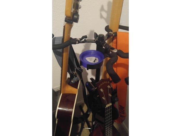 Guitar Pick Tray Conversion for Mic Stand Cup Holder