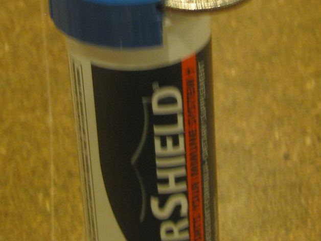 Quarter roll coin holder from Airborne container (spring-loaded)