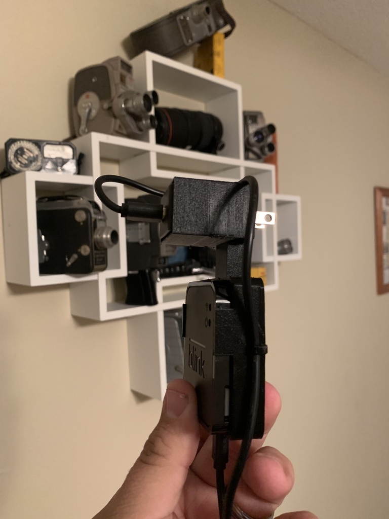 Blink camera module outlet holder