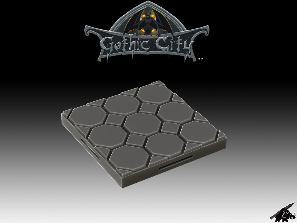 GOTHIC CITY Dungeon Floor - JOIN OUR Monster Miniature PATREON